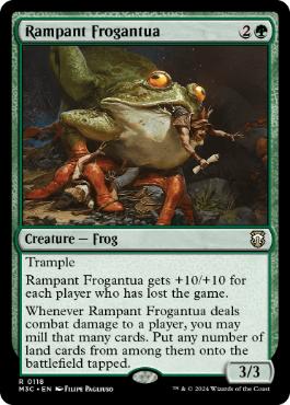 [118]【EN】荒ぶるオオガエル/Rampant Frogantua【M3C】[R][緑]