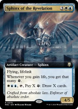[075]【EN】■拡張アート■天啓のスフィンクス/Sphinx of the Revelation【M3C】[R][多色]