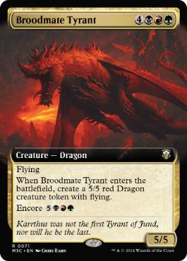 [071]【EN】■拡張アート■若き群れの暴君/Broodmate Tyrant【M3C】[R][多色]