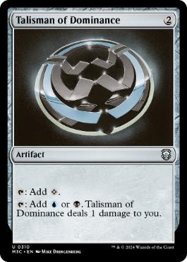 [310]【EN】威圧のタリスマン/Talisman of Dominance【M3C】[U][茶]