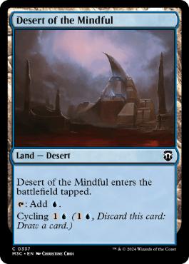 [337]【EN】周到の砂漠/Desert of the Mindful【M3C】[C][土地]