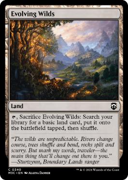 [340]【EN】進化する未開地/Evolving Wilds【M3C】[C][土地]