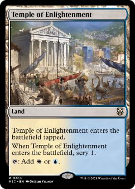 [386]【EN】啓蒙の神殿/Temple of Enlightenment【M3C】[R][土地]