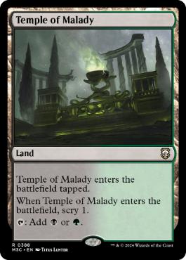 [388]【EN】疾病の神殿/Temple of Malady【M3C】[R][土地]