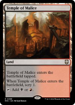 [389]【EN】悪意の神殿/Temple of Malice【M3C】[R][土地]