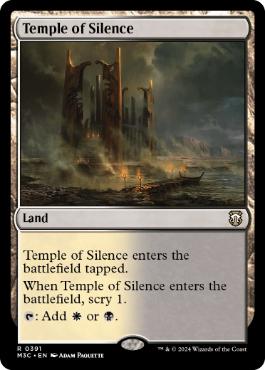 [391]【EN】静寂の神殿/Temple of Silence【M3C】[R][土地]