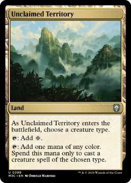 [399]【EN】手付かずの領土/Unclaimed Territory【M3C】[U][土地]