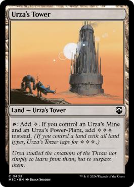 [403]【EN】ウルザの塔/Urza's Tower【M3C】[C][土地]