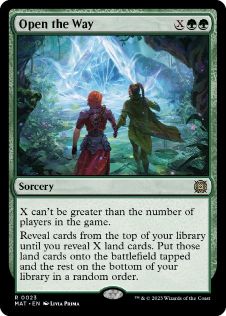 [023]【EN】道を開けよ/Open the Way【MAT】[R][緑]