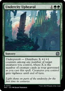 [025]【EN】【FOIL】地底街の激動/Undercity Upheaval【MAT】[U][緑]