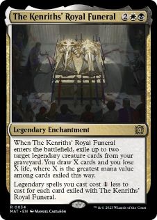 [034]【EN】【FOIL】ケンリス王家の葬送/The Kenriths' Royal Funeral【MAT】[R][多色]