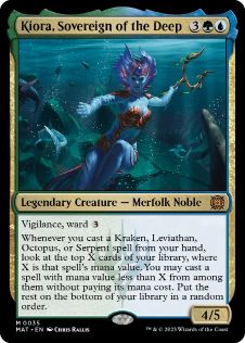 [035]【EN】【FOIL】深海の君主、キオーラ/Kiora, Sovereign of the Deep【MAT】[M][多色]