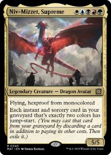 [040]【EN】【FOIL】至高の者、ニヴ＝ミゼット/Niv-Mizzet, Supreme【MAT】[R][多色]