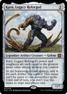[049]【EN】【FOIL】再鍛されたレガシー、カーン/Karn, Legacy Reforged【MAT】[M][茶]