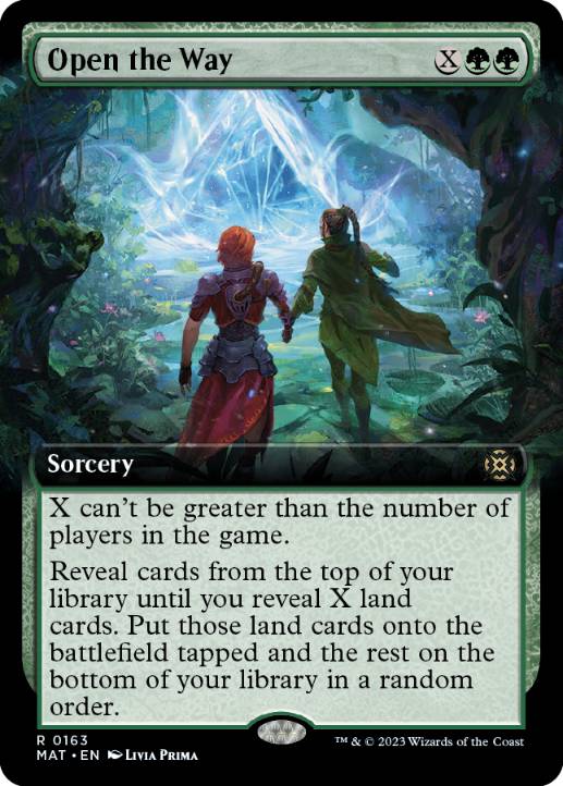 [163]【EN】■拡張アート■道を開けよ/Open the Way【MAT】[R][緑]