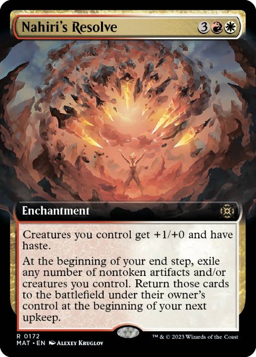 [172]【EN】■拡張アート■ナヒリの決意/Nahiri's Resolve【MAT】[R][多色]