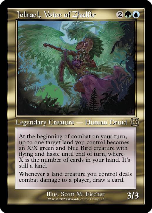 [083]【EN】■ショーケース■ザルファーの声、ジョルレイル/Jolrael, Voice of Zhalfir【MAT】[R][多色]