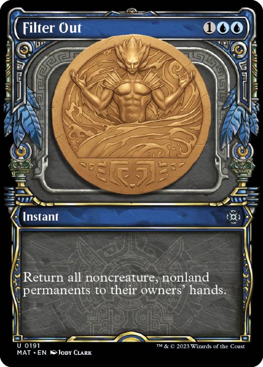 [191]【EN】【ハローFOIL】■ショーケース■濾過/Filter Out【MAT】[U][青]