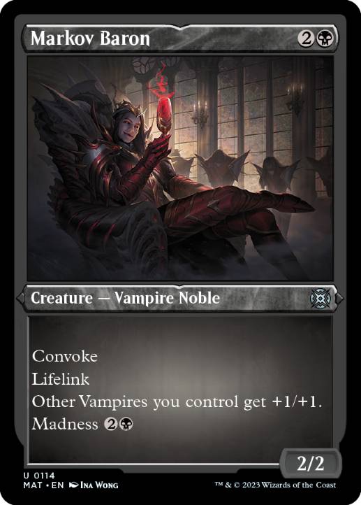 [114]【EN】【エッチングFOIL】マルコフ男爵/Markov Baron【MAT】[U][黒]