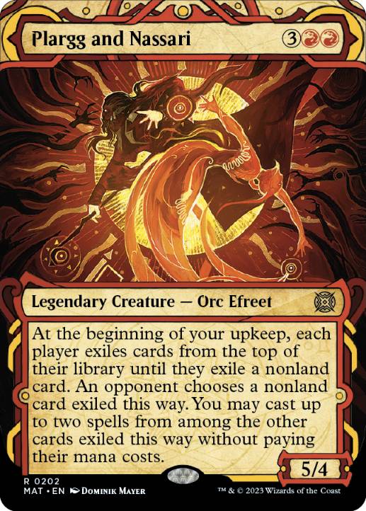 [202]【EN】【ハローFOIL】■ショーケース■プラーグとナサーリ/Plargg and Nassari【MAT】[R][赤]