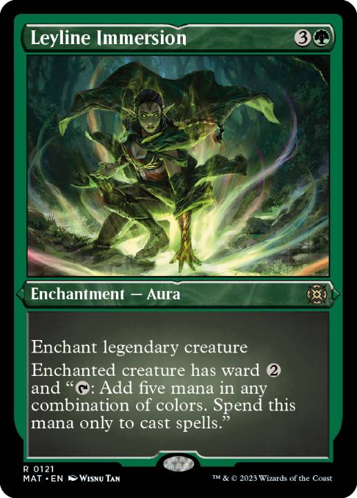 [121]【EN】【エッチングFOIL】力線の浸透/Leyline Immersion【MAT】[R][緑]