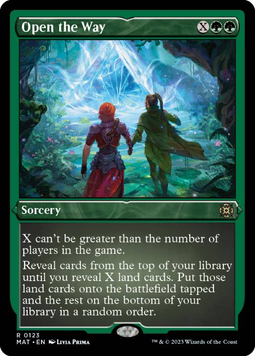 [123]【EN】【エッチングFOIL】道を開けよ/Open the Way【MAT】[R][緑]