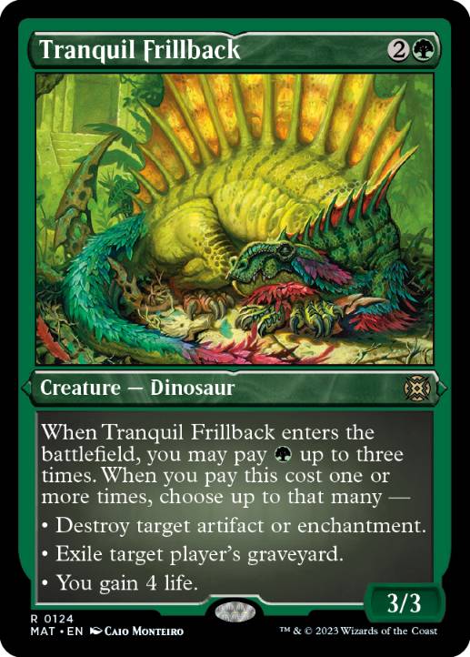 [124]【EN】【エッチングFOIL】温厚な襞背/Tranquil Frillback【MAT】[R][緑]