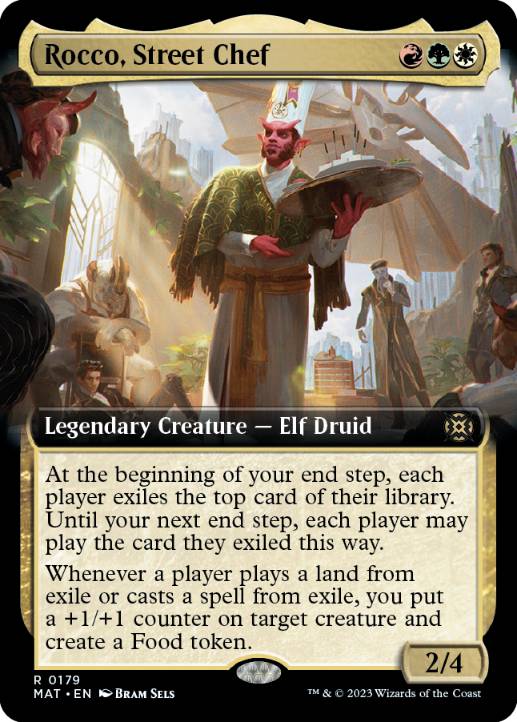 [179]【EN】【FOIL】■拡張アート■街角の料理人、ロッコ/Rocco, Street Chef【MAT】[R][多色]