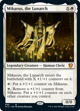 [089]【EN】月皇ミケウス/Mikaeus, the Lunarch【MIC】[M][白]