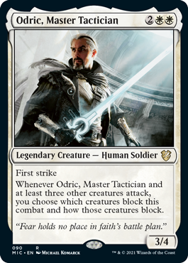 [090]【EN】熟練の戦術家、オドリック/Odric, Master Tactician【MIC】[R][白]