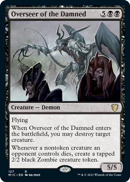 [127]【EN】忌むべき者の監視者/Overseer of the Damned【MIC】[R][黒]