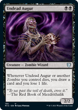 [130]【EN】アンデッドの占い師/Undead Augur【MIC】[U][黒]