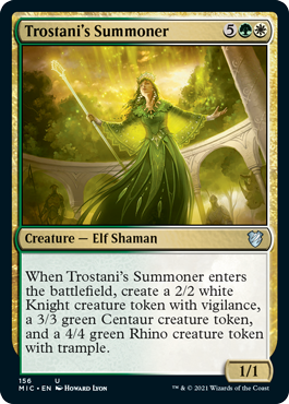 [156]【EN】トロスターニの召喚士/Trostani's Summoner【MIC】[U][多色]