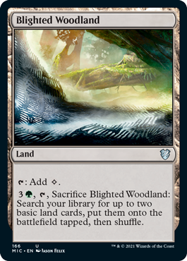 [166]【EN】荒廃した森林/Blighted Woodland【MIC】[U][土地]