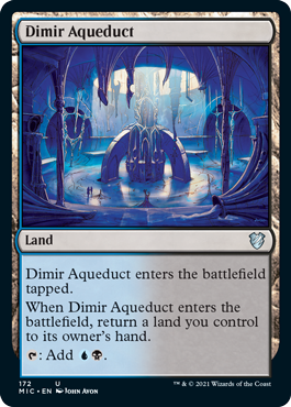 [172]【EN】ディミーアの水路/Dimir Aqueduct【MIC】[U][土地]