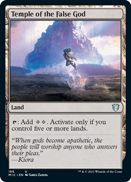 [186]【EN】邪神の寺院/Temple of the False God【MIC】[U][土地]