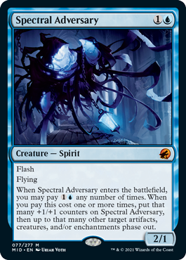[077]【EN】幽体の敵対者/Spectral Adversary【MID】[M][青]