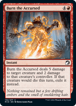 [132]【EN】忌み者の火刑/Burn the Accursed【MID】[C][赤]