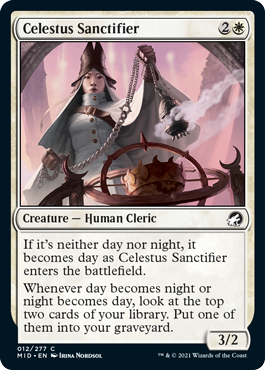 [012]【EN】【FOIL】セレスタスの奉納者/Celestus Sanctifier【MID】[C][白]