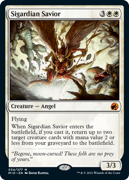 [034]【EN】【FOIL】シガルダ教の救済者/Sigardian Savior【MID】[M][白]
