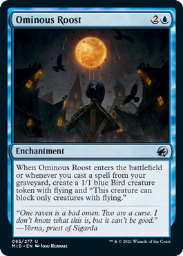[065]【EN】【FOIL】不吉な休息地/Ominous Roost【MID】[U][青]