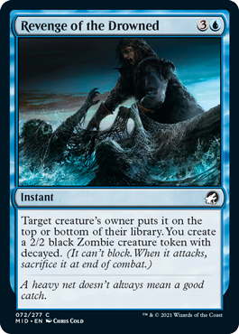 [072]【EN】【FOIL】溺死者の逆襲/Revenge of the Drowned【MID】[C][青]