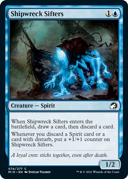 [074]【EN】【FOIL】難破船の選別者/Shipwreck Sifters【MID】[C][青]