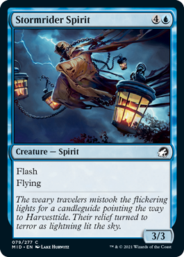 [079]【EN】【FOIL】嵐乗りの精霊/Stormrider Spirit【MID】[C][青]