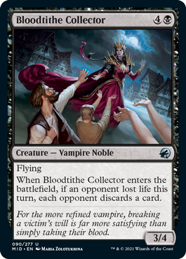 [090]【EN】【FOIL】税血の徴収者/Bloodtithe Collector【MID】[U][黒]