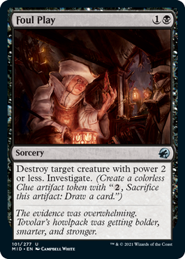 [101]【EN】【FOIL】不正行為/Foul Play【MID】[U][黒]