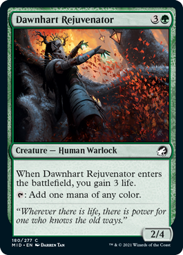 [180]【EN】【FOIL】ドーンハルトの再生者/Dawnhart Rejuvenator【MID】[C][緑]