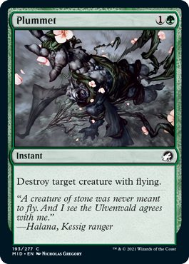 [193]【EN】【FOIL】垂直落下/Plummet【MID】[C][緑]