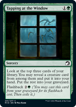 [201]【EN】【FOIL】窓を叩く/Tapping at the Window【MID】[C][緑]