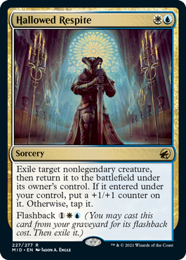 [227]【EN】【FOIL】神聖なる休止/Hallowed Respite【MID】[R][多色]